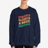 Dachshund Sweatshirt for Women - Stressed Blessed & Doxie Obsessed - Dachshund Crew Sweatshirt